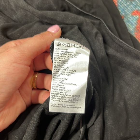 NWT Coperni Long Asymmetric Draped Dress in Black size medium - Picture 11 of 13